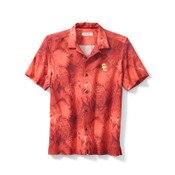 USC Trojans Men's Cardinal SC Interlock Sport Bahama Coast Luminescent Fronds Camp Shirt